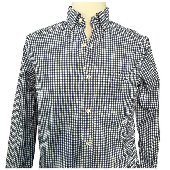 Vineyard Vines Classic Fit Tucker Shirt Mens SIZE S Gingham Check Preppy Coastal - Picture 10 of 14